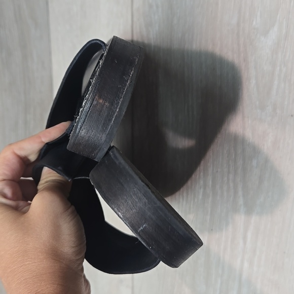 Free People Women Abilene Loop Toe Leather Boho Sandals Flats Shoes Sz 39/8.5-9 - Picture 6 of 12